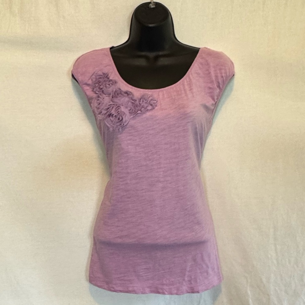 F-88 Loft Light Purple Sleeveless Pullover Blouse Size‎ SP